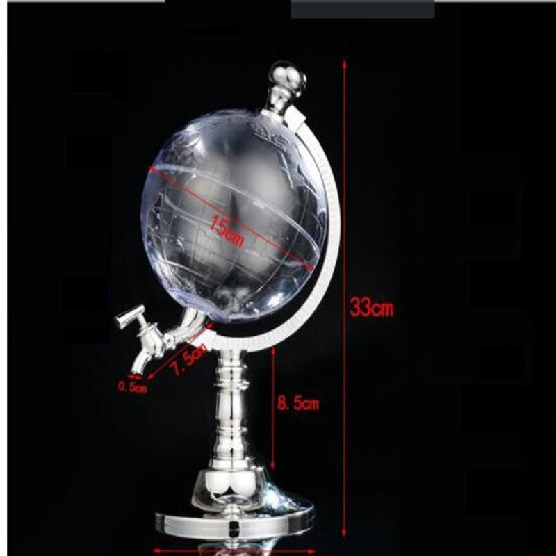 1.5L Globe Drink Decanter with Tap and Stopper by HitMyNeed