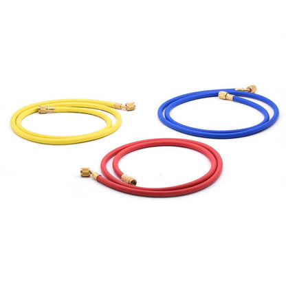 1.5m Refrigeration Charging Hose Set for HVAC Manifolds by HitMyNeed