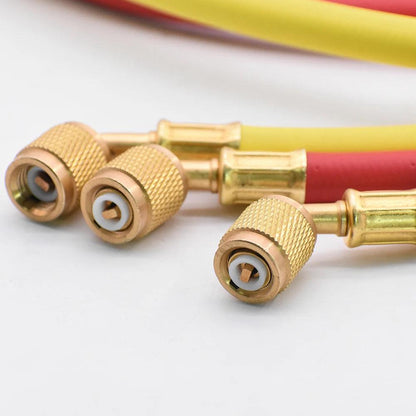 1.5m Refrigeration Charging Hose Set for HVAC Manifolds by HitMyNeed