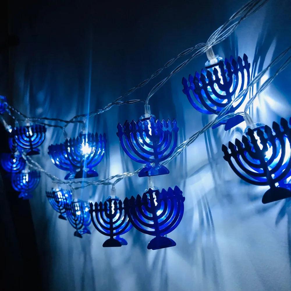 1.65m Star of David LED String Lights, 10 LEDs b by HitMyNeed