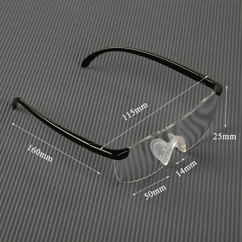 1.6x Clip-On Reading Magnifying Glasses by HitMyNeed