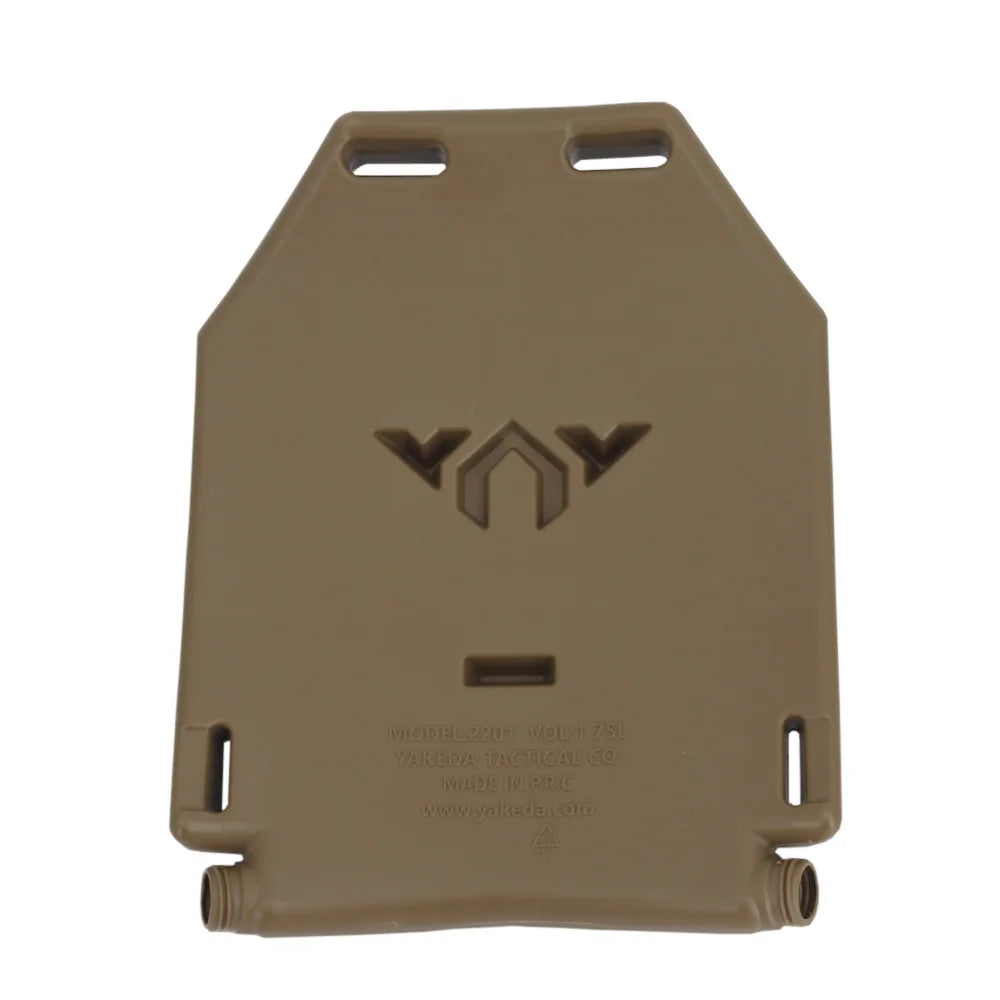 1.75L Plate Cut Hydration Water Panel for MOLLE Vests by HitMyNeed