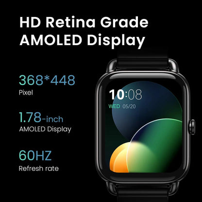 1.78" AMOLED Smartwatch with 105 Sports Modes by HitMyNeed