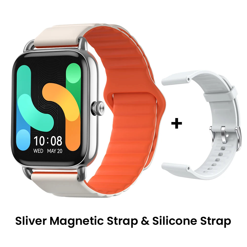 1.78" AMOLED Smartwatch with 105 Sports Modes s-two-straps by HitMyNeed