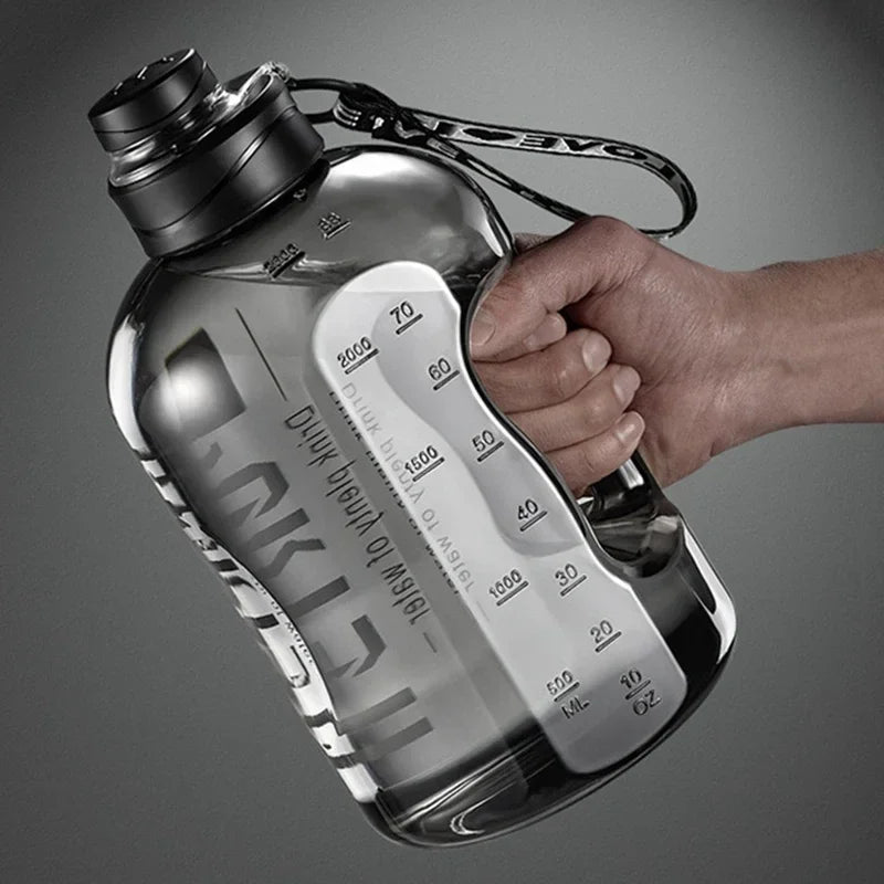 1.7L & 2.7L Large Sports Water Bottle for Gym & Outdoor by HitMyNeed