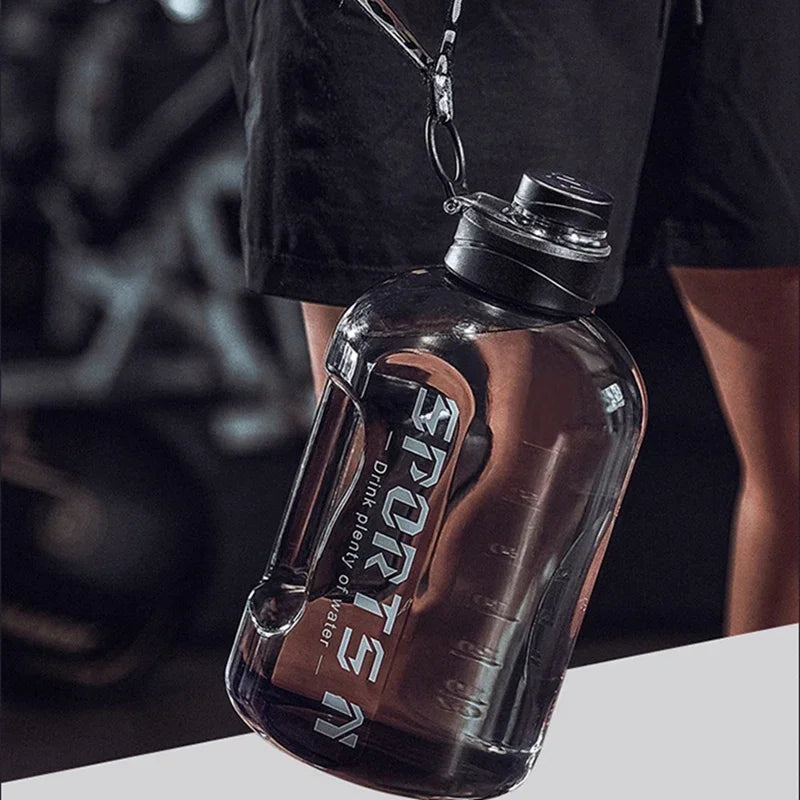 1.7L & 2.7L Large Sports Water Bottle for Gym & Outdoor by HitMyNeed
