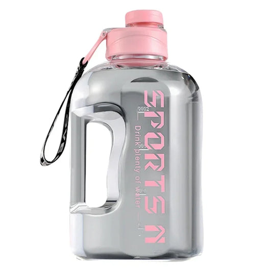 1.7L & 2.7L Large Sports Water Bottle for Gym & Outdoor pink 1-7l by HitMyNeed