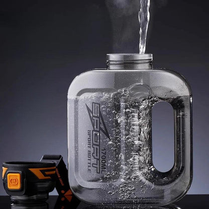 1.7L Double Drink Sports Bottle for Hot & Cold Drinks by HitMyNeed