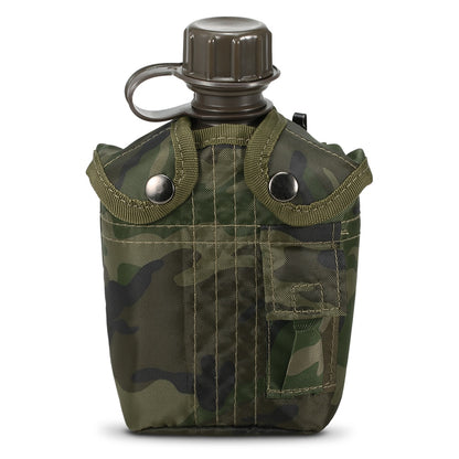 1L Army Water Bottle with Camouflage Cover by HitMyNeed