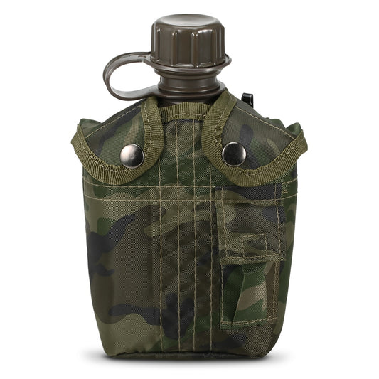 1L Army Water Bottle with Camouflage Cover by HitMyNeed