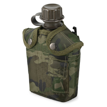 1L Army Water Bottle with Camouflage Cover by HitMyNeed