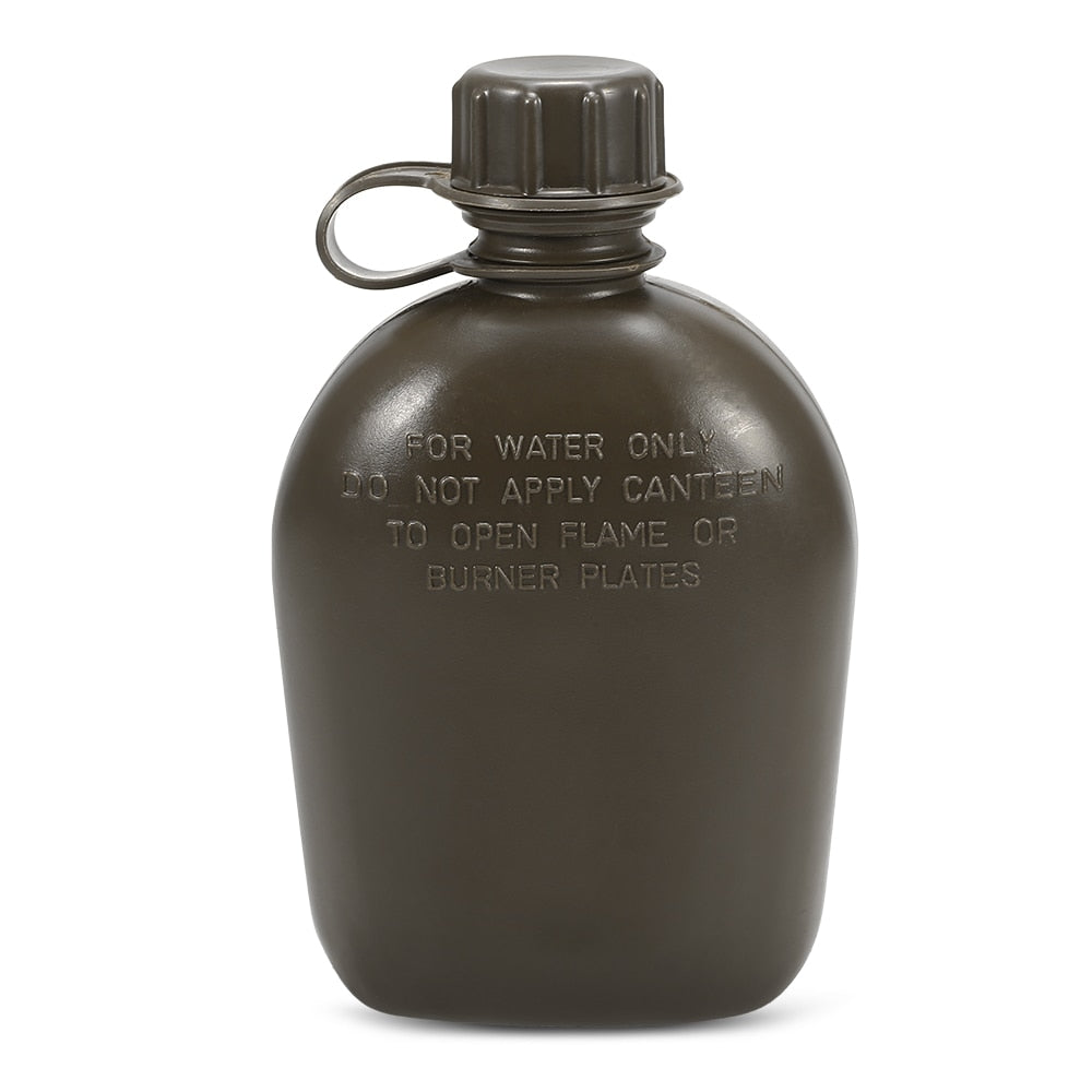 1L Army Water Bottle with Camouflage Cover by HitMyNeed