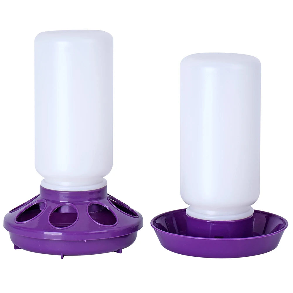 1L Automatic Chicken & Quail Bucket Drinker by HitMyNeed
