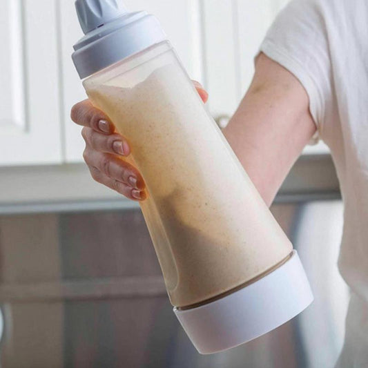 1L Pancake Batter Bottle with Stainless Stirring Ball by HitMyNeed