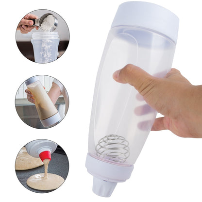 1L Pancake Shaker Bottle with Mixing Ball by HitMyNeed