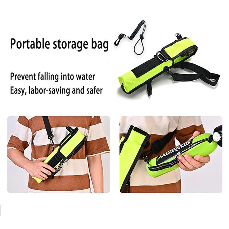 1L Portable Refillable Scuba Diving Cylinder by HitMyNeed