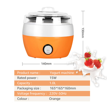 1L Stainless Steel Electric Yogurt Maker by HitMyNeed