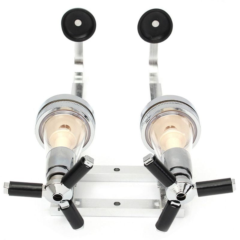 2-Bottle Wall Mounted Liquor Dispenser Holder by HitMyNeed