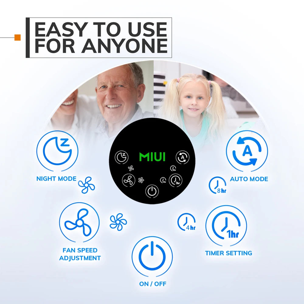2-in-1 Air Purifier and Humidifier with H13 HEPA by HitMyNeed