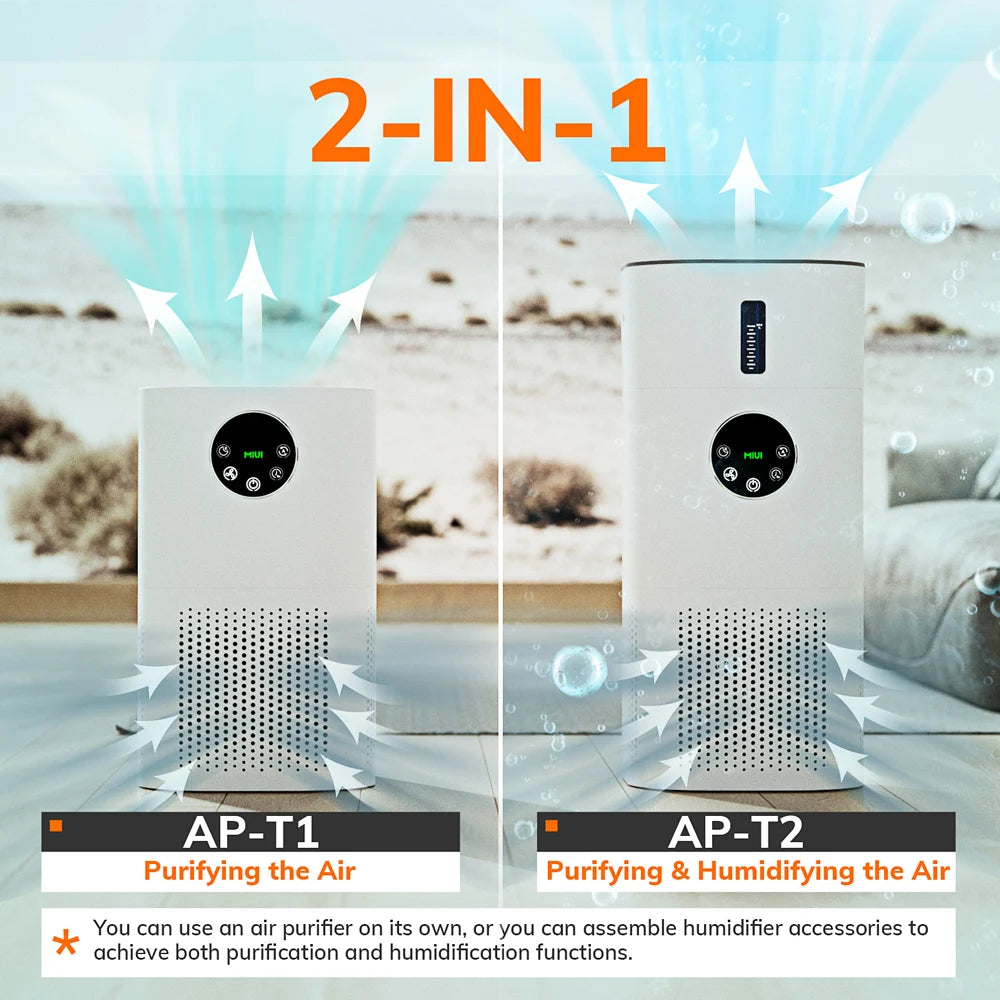 2-in-1 Air Purifier and Humidifier with H13 HEPA by HitMyNeed