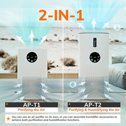 2-in-1 Air Purifier and Humidifier with H13 HEPA by HitMyNeed