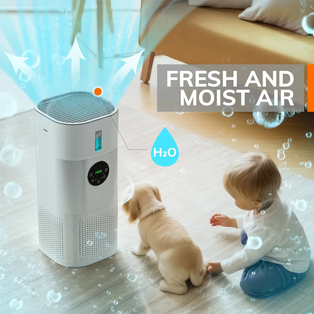 2-in-1 Air Purifier and Humidifier with H13 HEPA by HitMyNeed