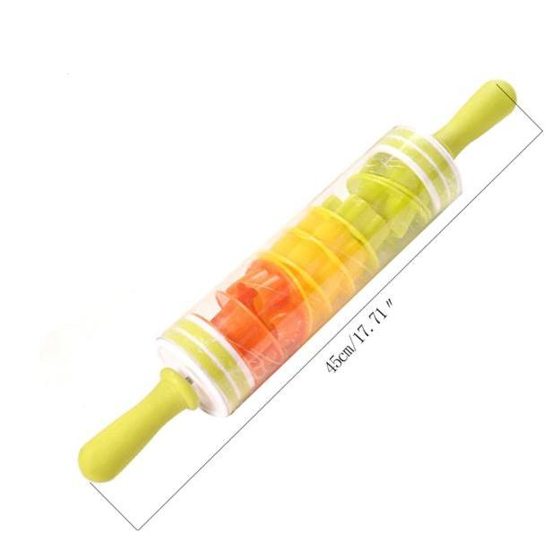 2-in-1 Biscuit Cutter and Rolling Pin by HitMyNeed