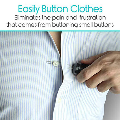 2-in-1 Button Hook Dressing Aid for Seniors by HitMyNeed