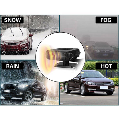 2-in-1 Car Defroster and Cooling Fan 12V 200W by HitMyNeed