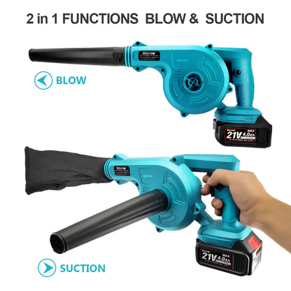 2-in-1 Cordless 21V Blower & Vacuum Dust Cleaner by HitMyNeed