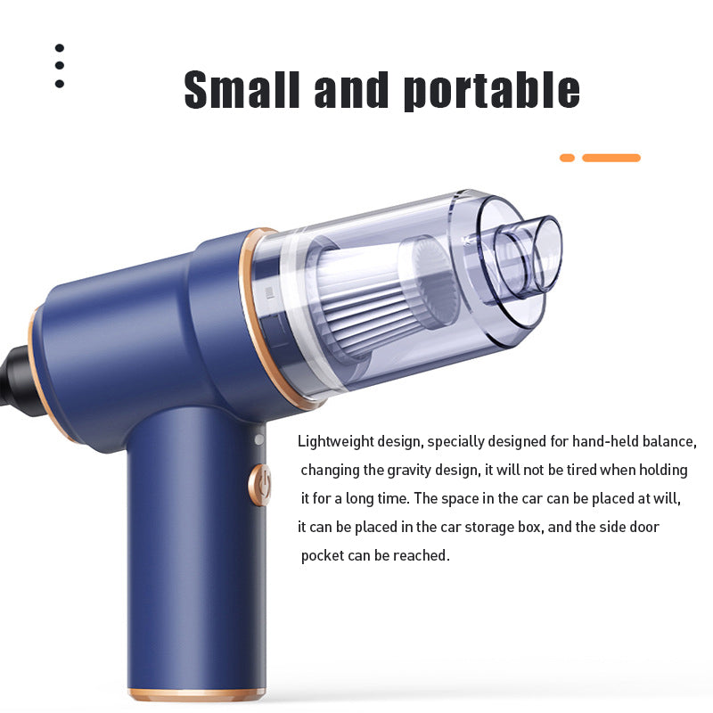 2-in-1 Cordless Car Vacuum & Air Duster, 120W by HitMyNeed