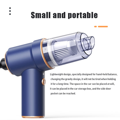 2-in-1 Cordless Car Vacuum & Air Duster, 120W by HitMyNeed