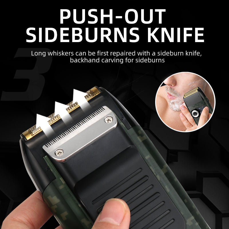 2-in-1 Cordless Electric Shaver with LCD Display by HitMyNeed