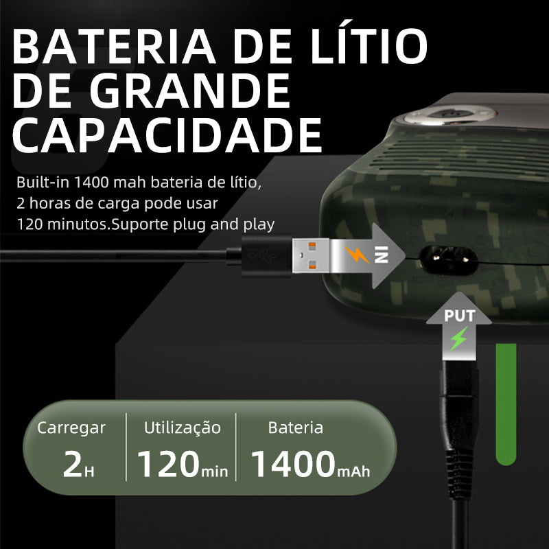 2-in-1 Cordless Electric Shaver with LCD Display by HitMyNeed