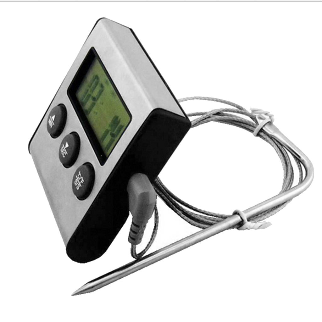 2-in-1 Digital Oven Thermometer with Probe & Timer by HitMyNeed