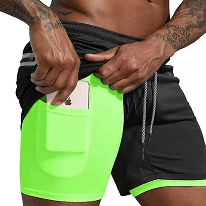 2-in-1 Double Layer Running & Training Shorts by HitMyNeed