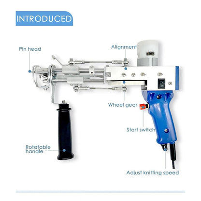 2-in-1 Electric Tufting Gun Set for Rug Making by HitMyNeed