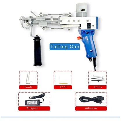 2-in-1 Electric Tufting Gun Set for Rug Making by HitMyNeed