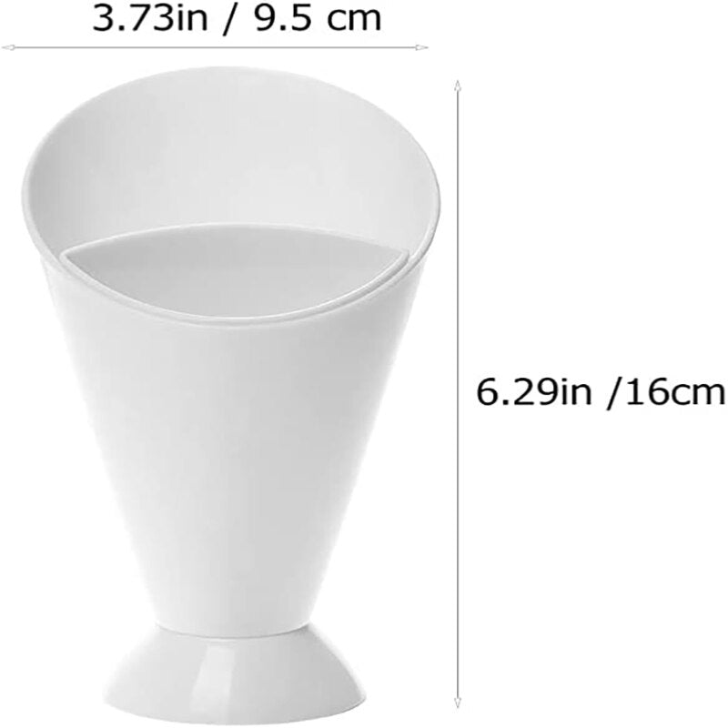 2-in-1 French Fry Cone with Dual Sauce Cups by HitMyNeed