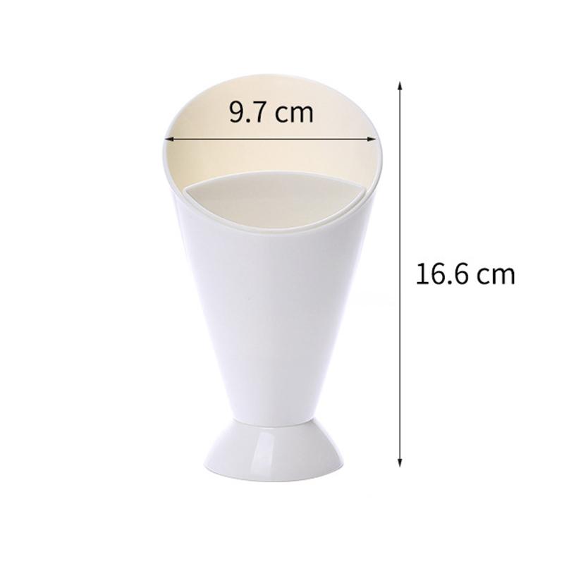 2-in-1 Fries Cone with Integrated Dipping Cup by HitMyNeed