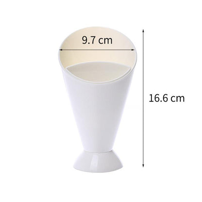 2-in-1 Fries Cone with Integrated Dipping Cup by HitMyNeed