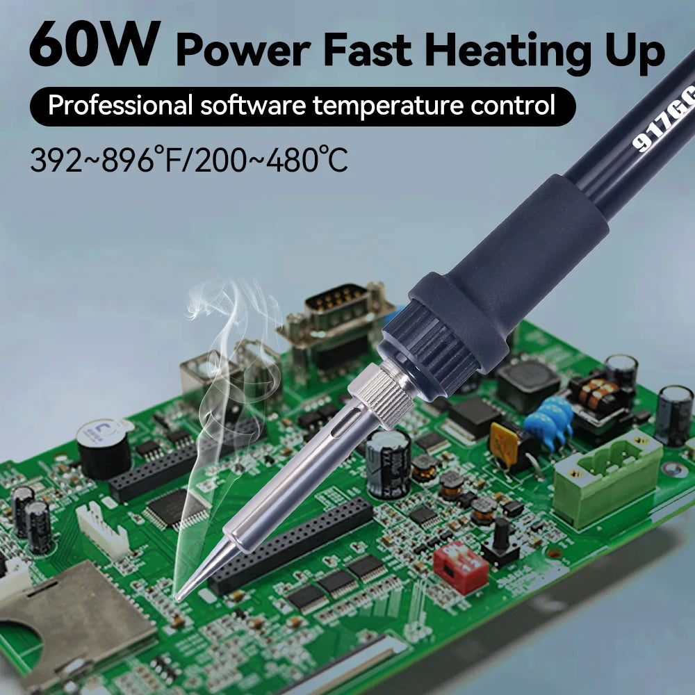 2-in-1 Hot Air & Soldering Station with Dual Display by HitMyNeed
