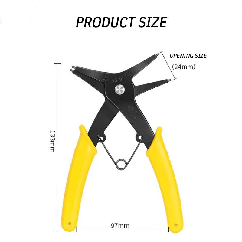 2-in-1 Internal & External Circlip Pliers by HitMyNeed