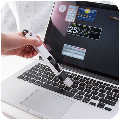 2-in-1 Keyboard Brush and Mini Dustpan Cleaner by HitMyNeed