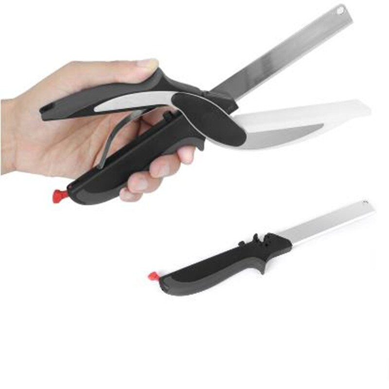 2-in-1 Kitchen Scissors and Detachable Knife by HitMyNeed