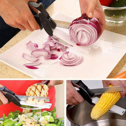2-in-1 Kitchen Scissors and Detachable Knife by HitMyNeed