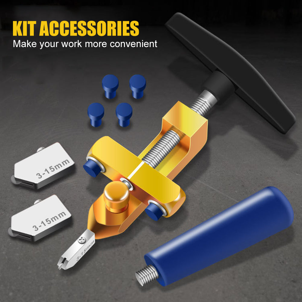 2-in-1 Manual Tile & Glass Cutter with Diamond Wheel by HitMyNeed