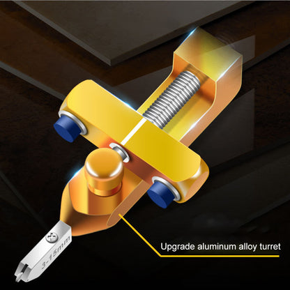 2-in-1 Manual Tile & Glass Cutter with Diamond Wheel by HitMyNeed