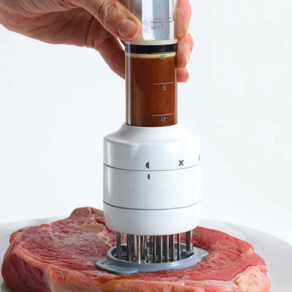 2-in-1 Meat Tenderizer and Marinade Injector by HitMyNeed