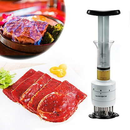 2-in-1 Meat Tenderizer and Marinade Injector by HitMyNeed